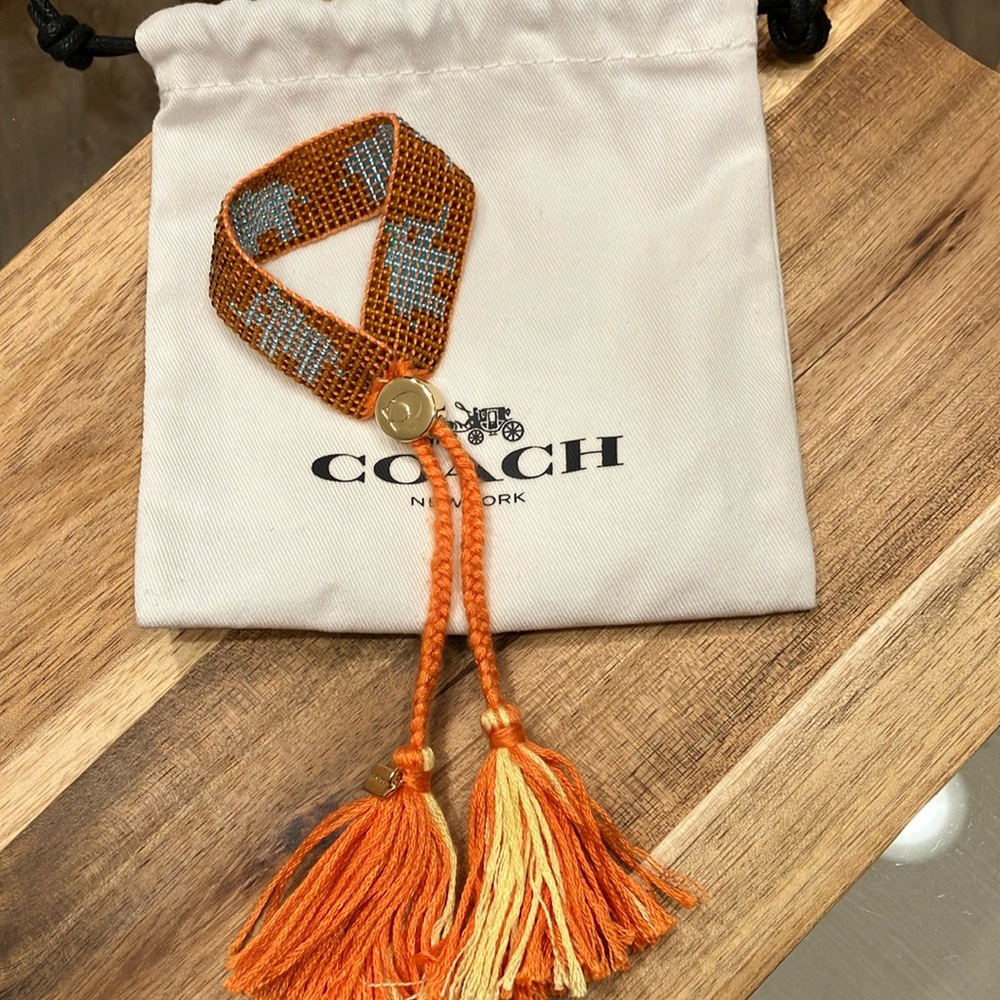 Coach beaded bracelet
